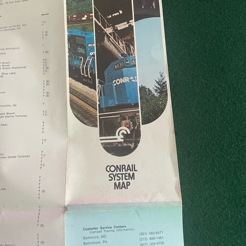 Conrail System Map - Picture 6 of 9